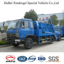 13cbm Dongfeng Euro 3 Swing Arm Garbage Transport Truck with Cummins Engine